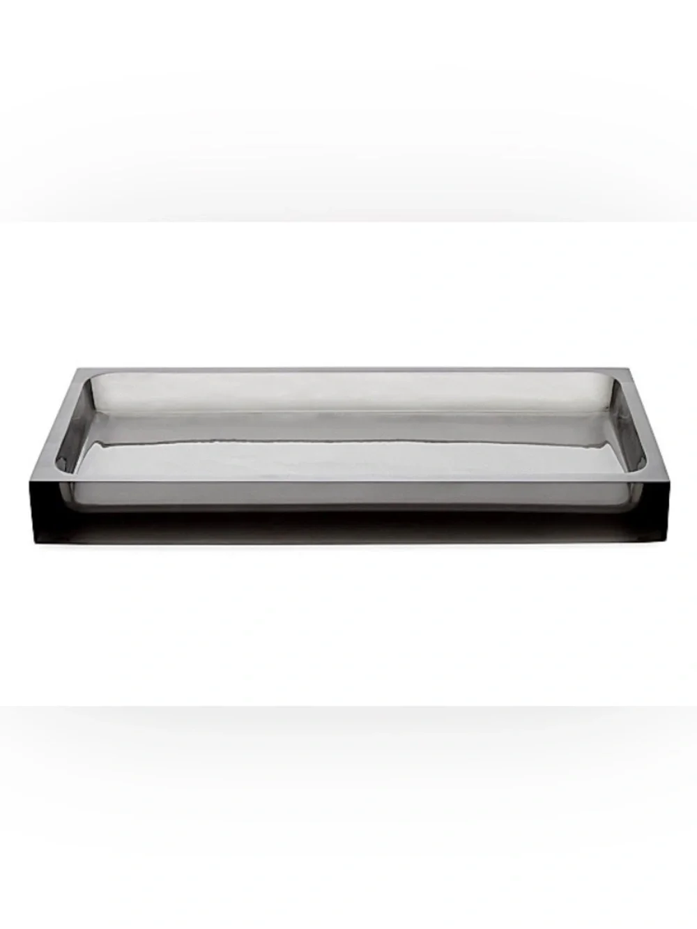Jonathan Adler Acrylic Sleek Rectangular Bth Tray